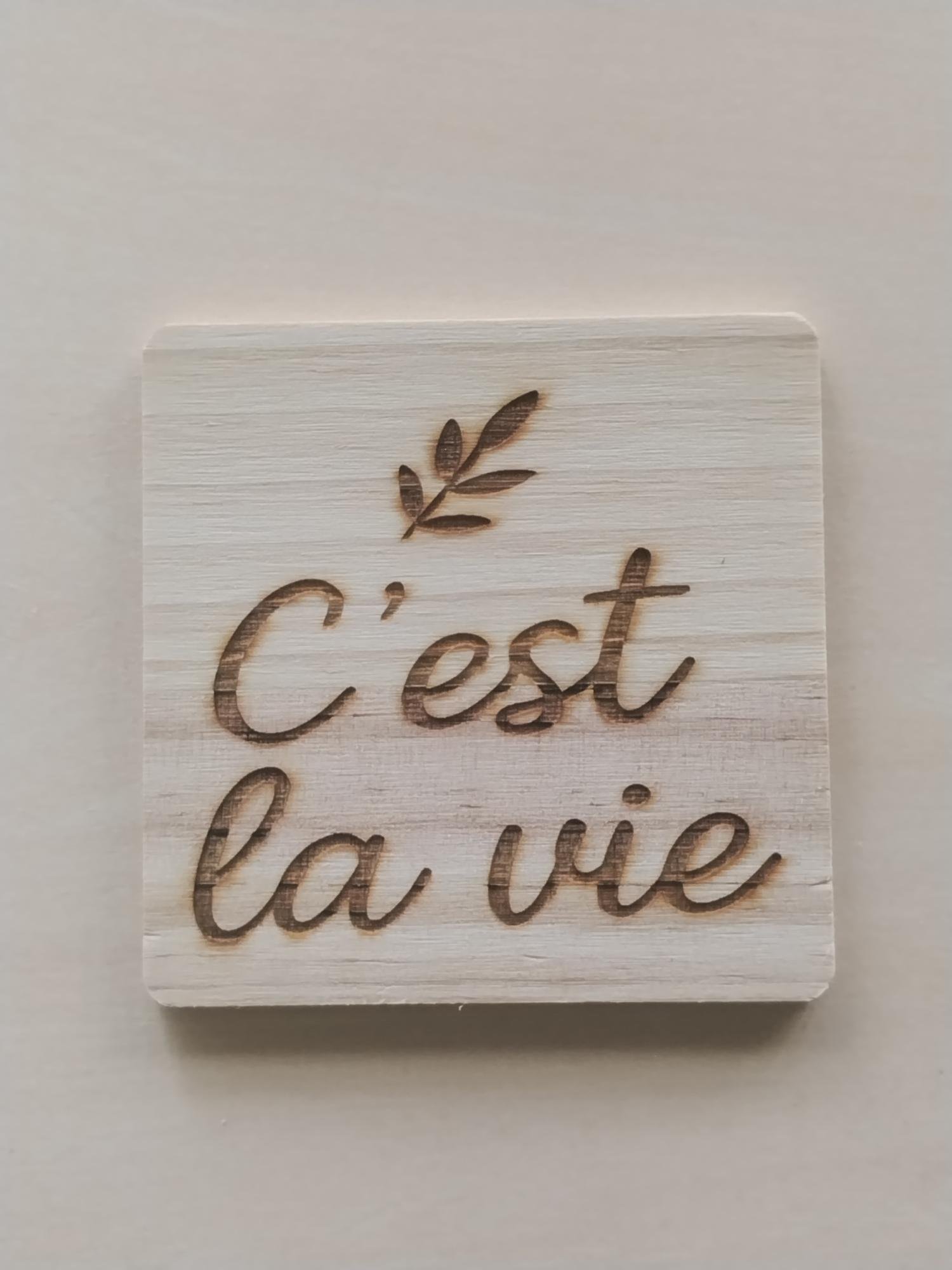 Dessous de verre c'est la vie